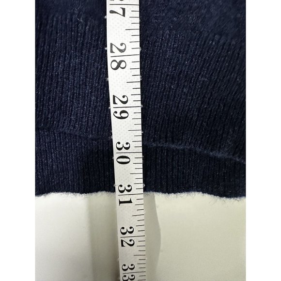 Club Room Luxury Men's Cashmere V-Neck Sweater Navy Sz L Quiet Luxury - Picture 6 of 7